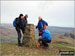 The boys on the summit of Mam Tor