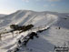 Mam Tor in deep snow from Hollins Cross