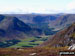 The view from Ben Reid (Ben Tirran) featuring The Scorrie (left), Craig Mellon (centre), Cairn Damff (distance) and Glen Doll (below)