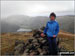 Me, Wainwright bagging, at the top of Middle Dodd with Brothers Water and Place Fell in the distance