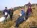 The 'prime time' walkers group near teh summit of Mealna Letter (Duchray Hill)