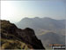 The Nantlle Ridge - Y Garn (Moel Hebog), Mynydd Drws-y-coed and Trum y Ddysgl from Craig y Bera on Mynydd Mawr (Llyn Cwellyn)