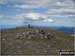 Moel Hebog summit plateau and trig point