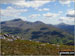 Snowdon (Yr Wyddfa) (left), Yr Aran and Carnedd Moel Siabod (right) from the summit of Moel Yr Ogof