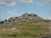 The cairn on the summit of Moel Yr Ogof