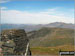 Cnicht and Cnicht (North Top) with The Snowdon Range beyond from Moelwyn Mawr