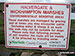 Warning sign near Berney Arms Railway Station