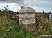 Old sign post on the crossroads near the summit of Onesmoor (Kirk Edge)