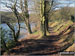 Path along the shore of Ryburn Reservoir