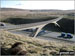 The Pennine Way footbridge across the M62