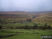 Wharfedale featuring Buckden Pike, Buckden, Buckden Beck and Tor Mere Top from above Yockenthwaite village