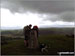 Having a rest on Llanvair Hill while walking Offa's Dyke Path for charity