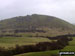 Looking North East to Chrome Hill from where the footpath joins the road into Hollinsclough