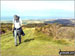 Graham walking near Thorncombe Hill