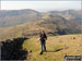 Look! Its me ;-) on Moel Hebog last April with Craig Cwm Silyn (left), Mynydd Tal-y-mignedd (centre right), Trum y Ddysgl (right) on the horizon and Moel Lefn and Moel yr Ogof in the mid-distance