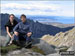 Sanya and I on Goatfell (Goat Fell), Isle of Arran