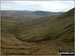 Carewoodrighope Burn with Geordie's Hill, Guile Hass, Tamond Heights, Stockcleuch Edge and Mid Hill (Teviothead) in the distance from Sunhope Hass
