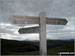The Pennine Way on the English/Scottish Border near Eccles Cairn
