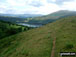 Tor y Foel beyond Talybont Reservoir from the lower slopes of Twyn Du (Waun Rydd)