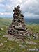 Tall beacon north of the Fan Nedd Trig Point