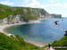 St Oswald's Bay and Dungy Head from Durdle Door, The South West Coast Path
