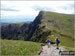 Craig Cwm Amarch and The Minffordd Path from Craig Cau