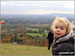 Go Fly a kite: My daughter, Tilly, watching in wonder at her daddy (try) to fly a kite on (a not so windy) Reigate Hill!