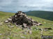 The large cairn near the summit of Fan Llia