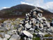 Rhinog Fawr summit from the large cairn on the SW flank of Rhinog Fawr