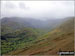 Troutbeck Tongue from Garburn Road with Stony Cove Pike and Thornthwaite Crag beyond covered in cloud