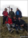 My family on Cherhill Hill, The Cherhill Downs near the White Horse on Good Friday after carrying the wooden cross up the hill.