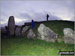 My son and his cousin at a Longbarrow near Silbury Hill at dusk