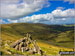 On the Beacons Way above Glyn Tarell near Craig y Fro on the lower slopes of Fan Fawr