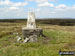 Burnhope Seat summit Trig Point