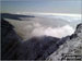 Cribyn from Pen y Fan in the snow