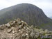 The summit cairn on Green Gable with Great Gable beyond