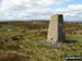 Westernhope Moor summit trig point