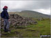 Becki on Benyellary with Merrick in the background