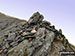 The cairn on the summit of Meall nan Tarmachan