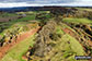 The summit of Downham Hill (Smallpox Hill) from a drone flying overhead