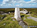 Margery Hill summit trig point