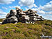 Wind sculptured rocks at Crow Stones