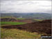 Kinder Scout, Mam Tor and Lose Hill (Ward's Piece) from Burton Bole End (Abney Moor)