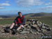 On the summit of Knott (Uldale Fells)