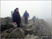 Starting the descent from Helvellyn via Swirral Edge