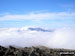The Glyderau (Glyderau) poking up through the clouds from the summit of Carnedd Moel Siabod