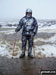 Me on a snowy Simon's Seat (Wharfedale)