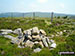 One of two cairns on the summit of Pen y Boncyn Trefeilw