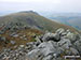 Aran Benllyn (in the distance) and Erw y Ddafad-ddu (mid distance) from Aran Fawddwy