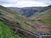 The Pistyll Rhaeadr crags n from Nant y Llyn near Llyn Lluncaws